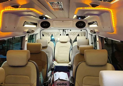 12 Seater Tempo Traveller